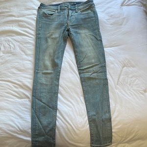 American Eagle jeans. Light washed. Size 4 regular.